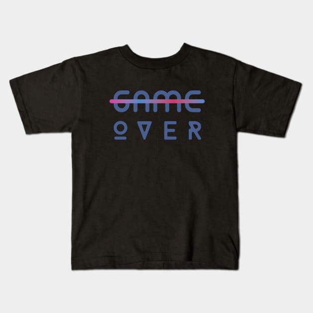 It's Game Over Kids T-Shirt by aTEEtude